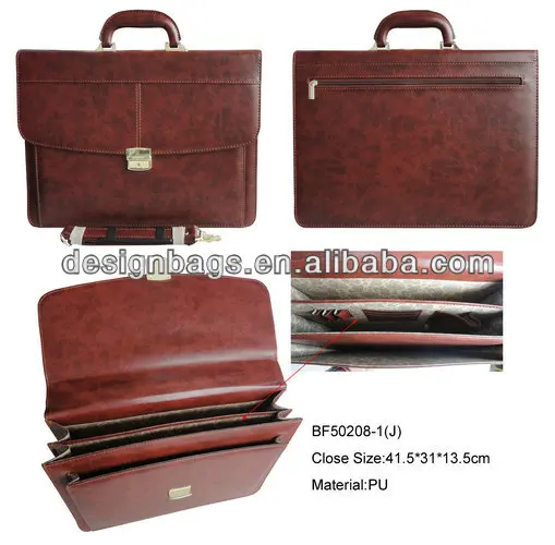 pu leather briefcase