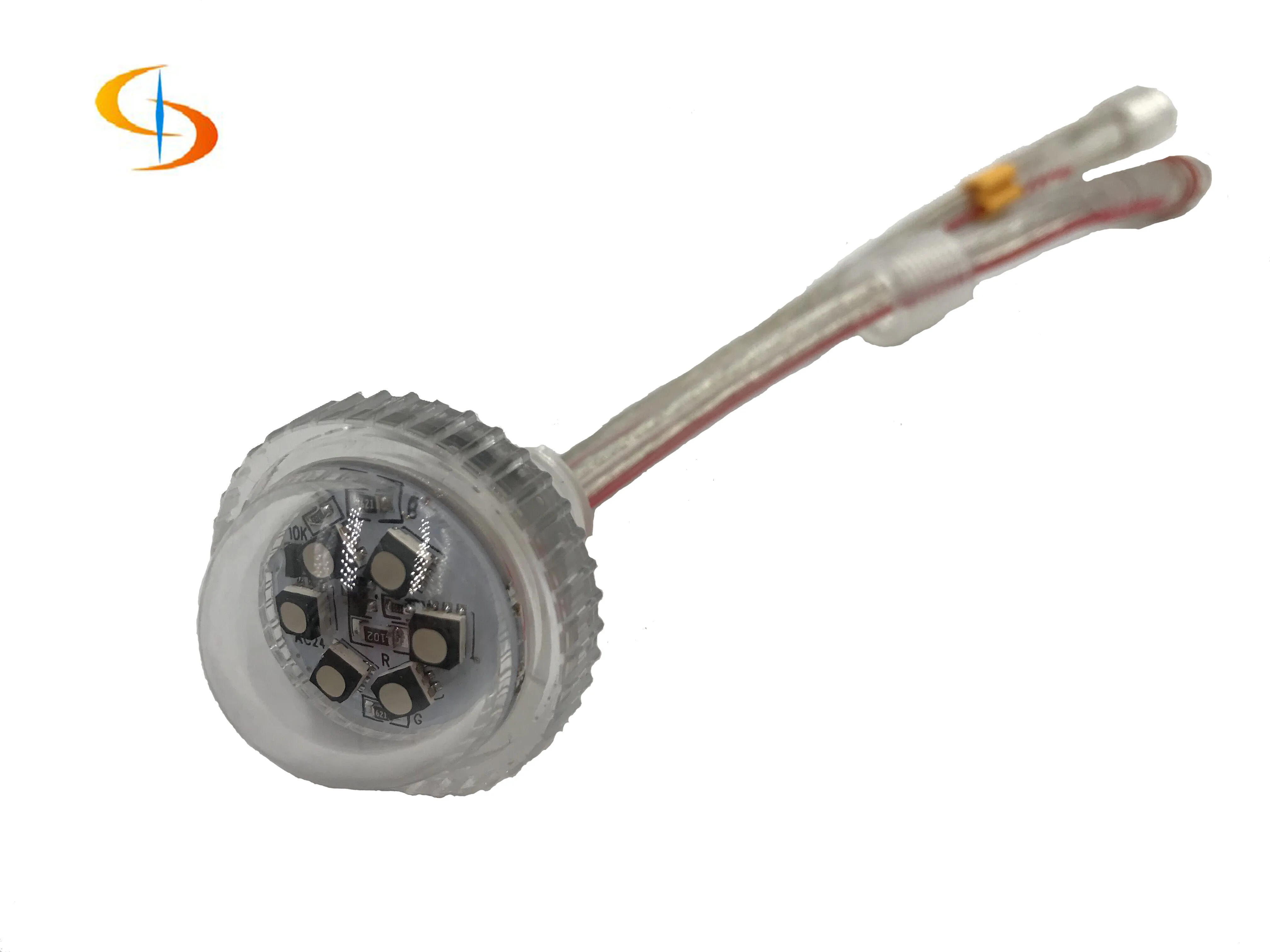 SMD3535 automatic turbo light waterproof dmx led dots for amusement park UCS1903 RGB ride lights 26mm