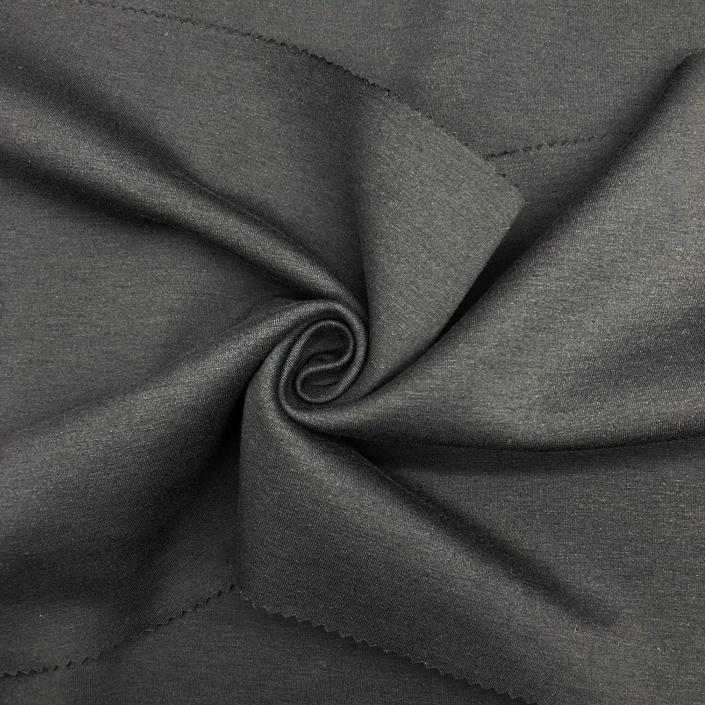 Basai Best Quality 69 Polyester 25 Rayon 6 Spandex Plain Dyed Grey