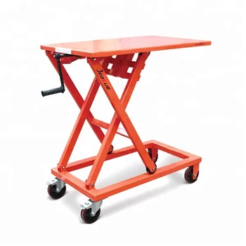 Manual Hydraulic Mechanical Scissor Lift Table With Roller Buy Lift