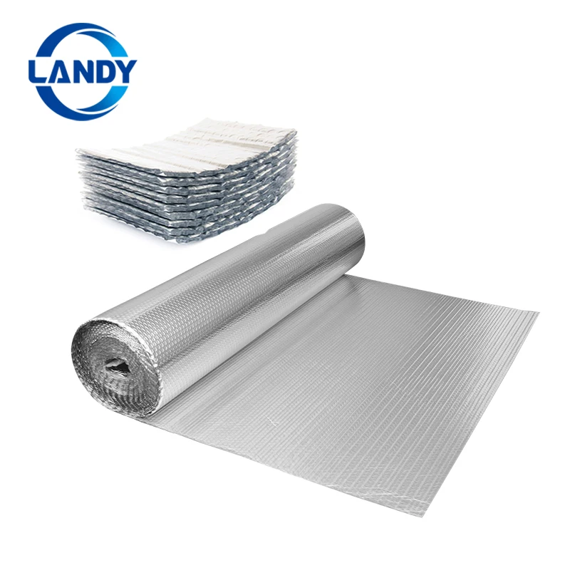 Тепловой двойной пузырь фольги изоляции тепловой рейтинг, двойной боковой фольги пузырь теплоизоляция строительный материал