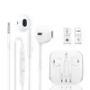 Premium Aux Headphones Earphones Earbuds 3.5mm Wired Headphones Microphone with Volume Control for iPhone 6 SE 5S 4 4s