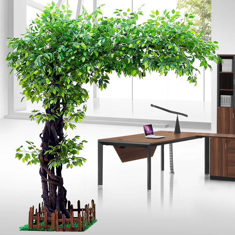 Artificial Ficus Tree Fiberglass Trunk Large Outdoor Artificial Trees