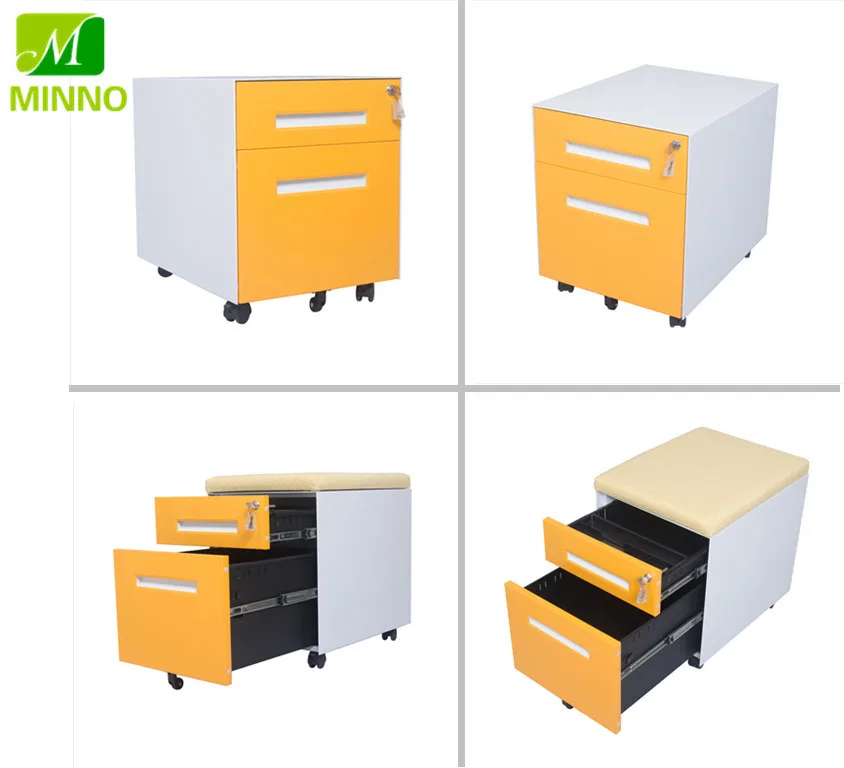 Colorful Mobile Commercial Furniture Steel File Cabinet