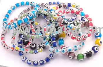 Evil Eye Gl Bracelet With Cz Cubic Zirconia Crystals Lucky Evil Eye Gl Bracelet With Cz Cubic Zirconia Crystals Lucky Bead