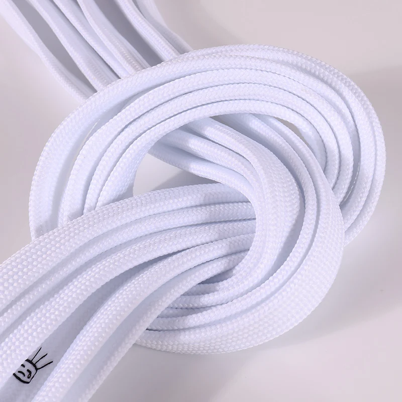 White Flat Tubular Polyester Rope Shoe Laces For Sale - Buy Rope Shoe ...