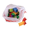 wholesales reusable string mesh net custom packing bag for 6pcs pack