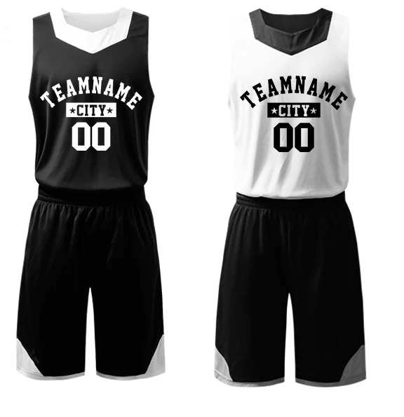 black basketball jersey design