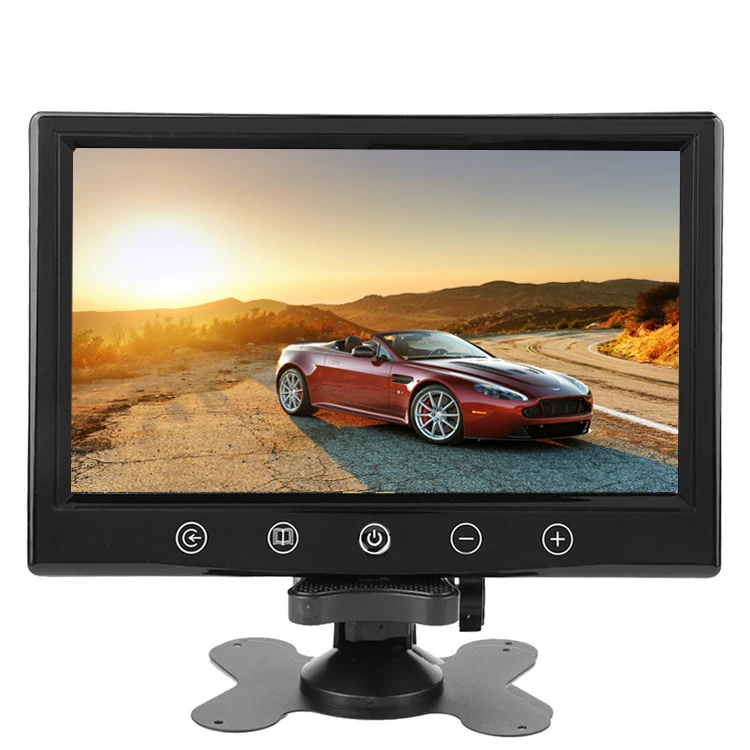 800 x480 7 Inch Color TFT LCD Screen Car Rear View Monitor with 2 CH Video Input 