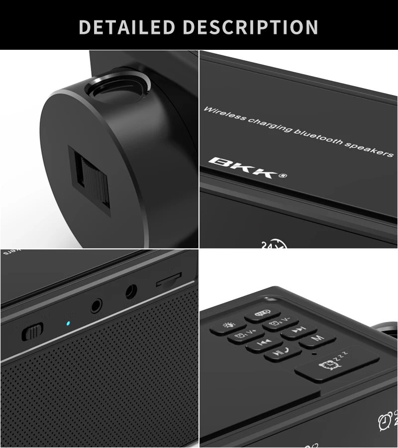 Clock Projection Bluetooth Speaker With Fm Radio (s91) Buy Clock