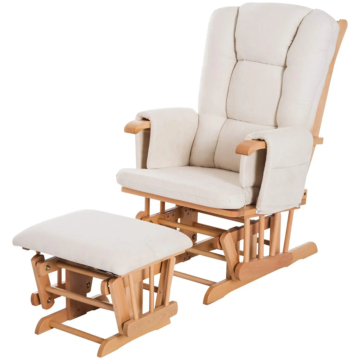 glider chair with footstool