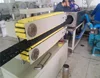 HDPE Curved drain pipe production line with permeable hole structure