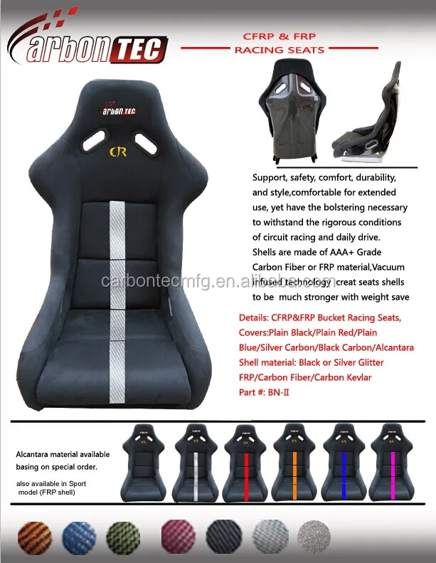 Carbon Fiber Or Frp Auto Bucket Racing Seats/sports Seats With 6 Colors