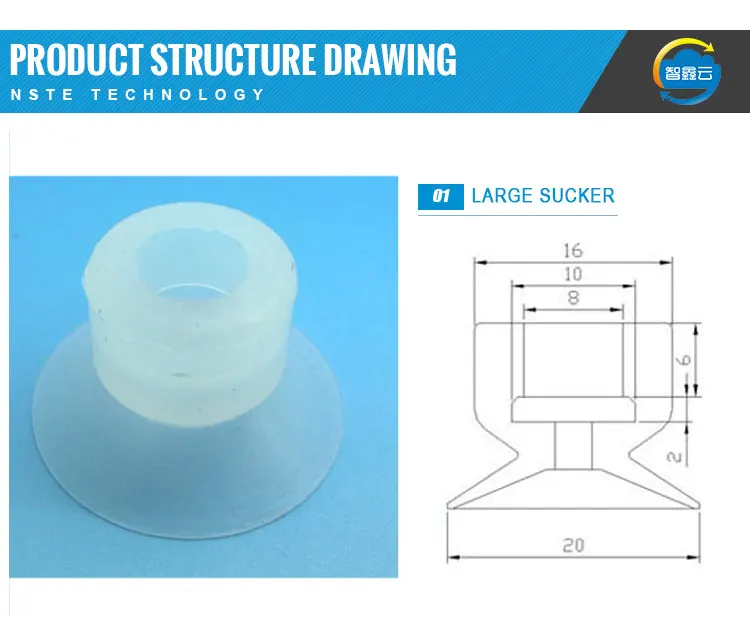 Suction Cup Plastic For Glass Table Tops Rubber Silicone Suction Cups