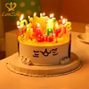 Funny party Wooden Pick Letter candle wax candles Birthday candle