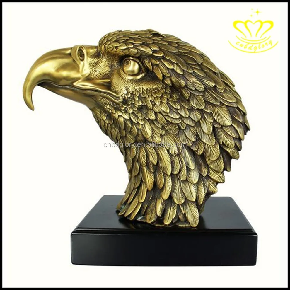 Bronze Eagle Head Sculpture Metal Animal Statues For Sale Buy Brass