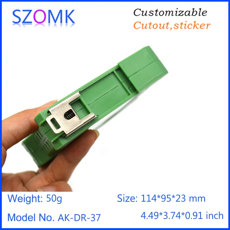 PLC Công Nghiệp Nhựa Tiêu Chuẩn Din Rail Enclosure Hộp Điều Khiển