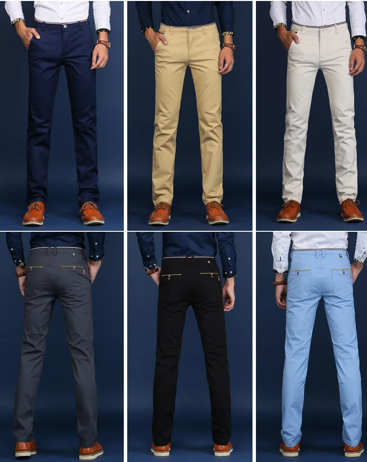 Men's Casual Pants Wholesale Business Men's Trousers Summer Breathable ...