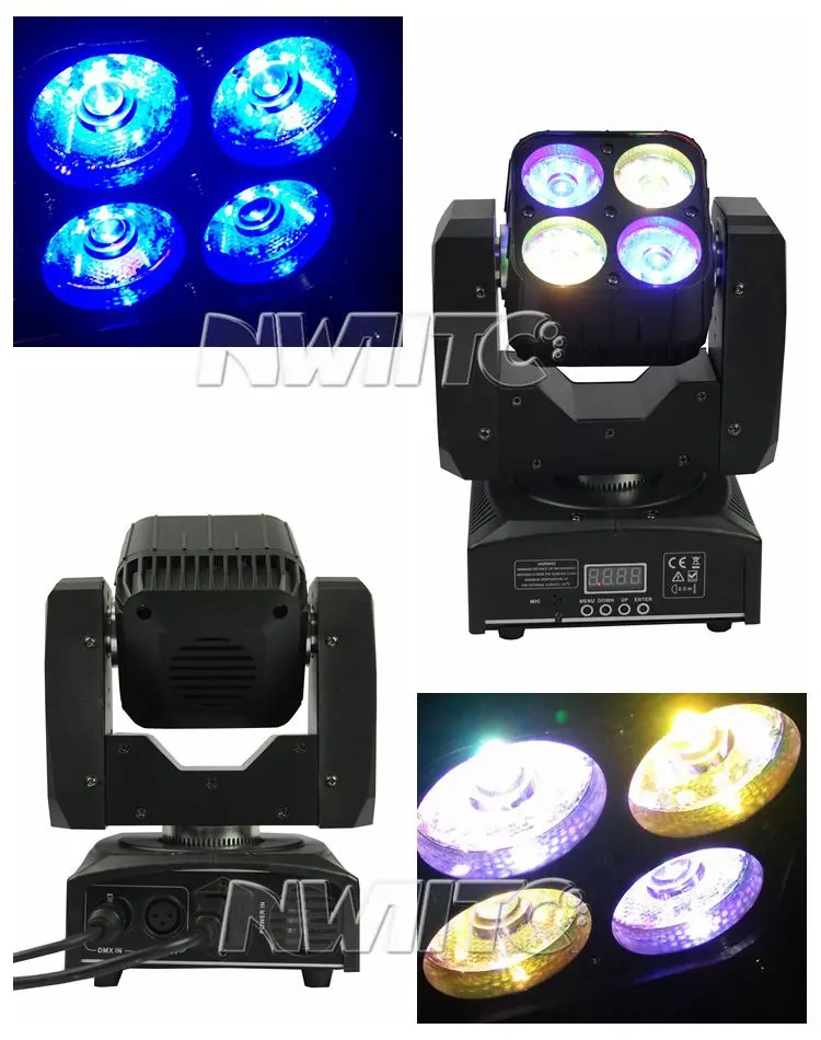 Stage Lights Yellow River Weinas 4pcsx15w Led Moving Head Buy Yellow