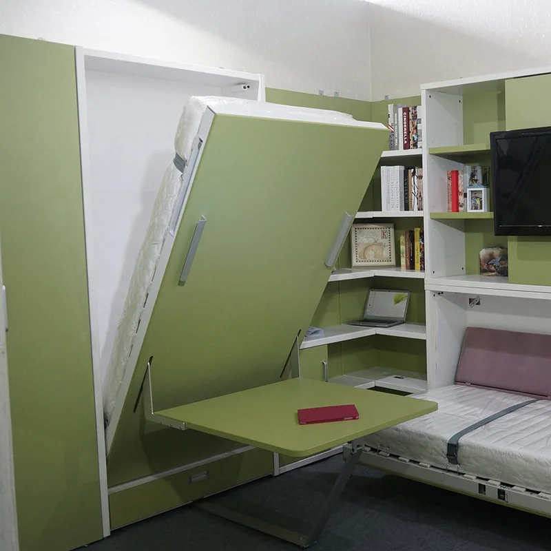 High Quality Pull Down Wall Bed With Desk Mounted Murphy High Quality Pull Down Wall Bed With Desk Mounted Murphy