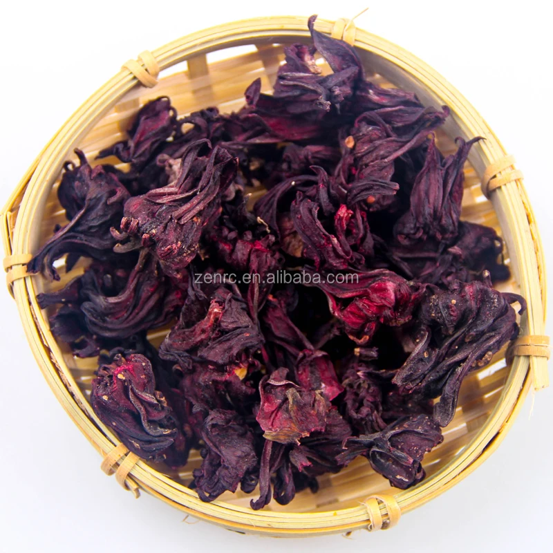 100% Pure and Natural Dried Hibiscus Roselle Sabdariffa Flower Tea