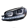 car head lights 12v led headlight for Volkswagen Golf MK7 headlight Led angel eyes