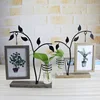 Hot Sale New Unique Fashion Design Creative Metal Iron Craft Large Wooden Picture Photo Frames For Wall Decoration