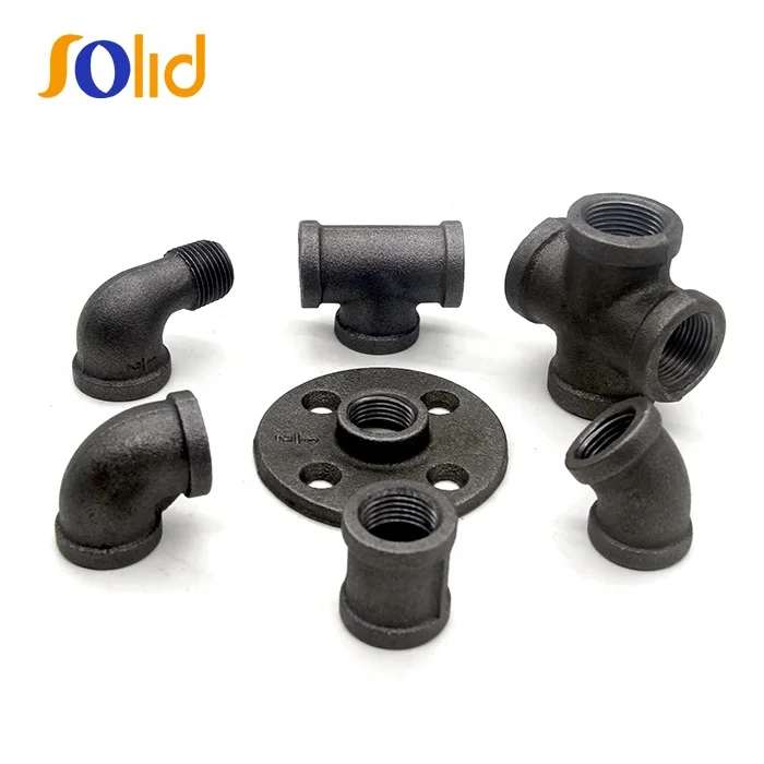 Building Hardware Galvanized Cast Iron Pipe Fittings for Water Supply