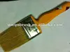 long bristle and wooden handle paint brush