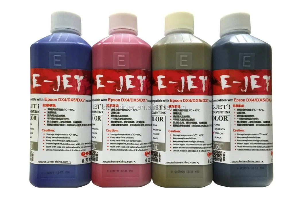 Konica 512 Solvent Ink 1l Inkjet Printer Solvent Ink For Konica 512