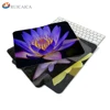 Flower style pattern mouse pad personality crafts free sample rubber game mouse pad on sale