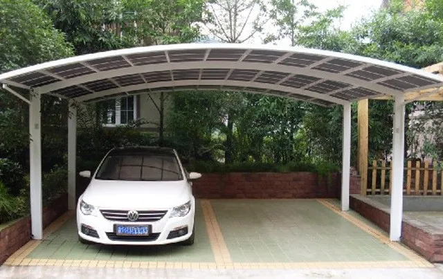 easy to assemble outdoor aluminum car shelter gar