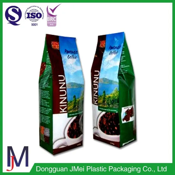 Poly mylar packaging 1kg Quinoa grains and 2kg Rice,Side Gusset foil Bag for Packing Rice