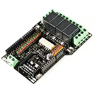 Angelelec DIY Open Sources Arduino, Relay Shield (Arduino Compatible), Extends The Full Resources of Arduino Controller, and can Dock With Other Household Appliances, USER-Friendly External Sensors