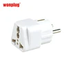 international socket world travel adapter plug to Germany Korea Europe plug adaptor