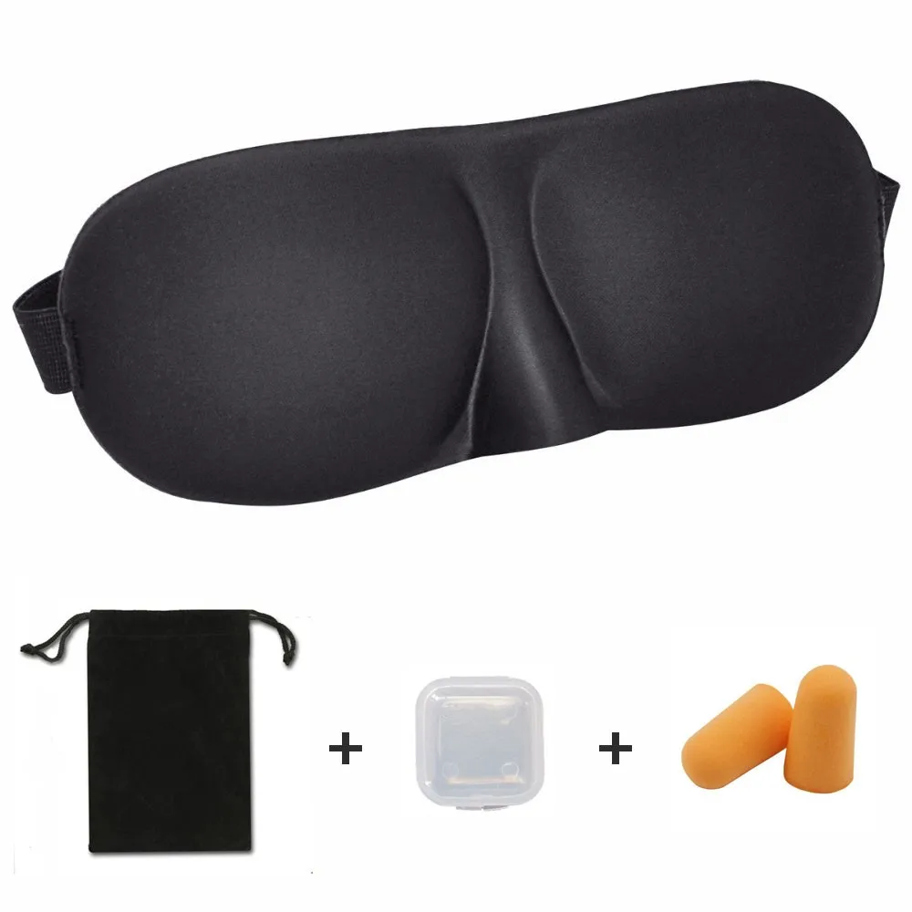 Premium Sleep Travelling Mask Memory Soft Foam 3d Eye Shade Eye Mask