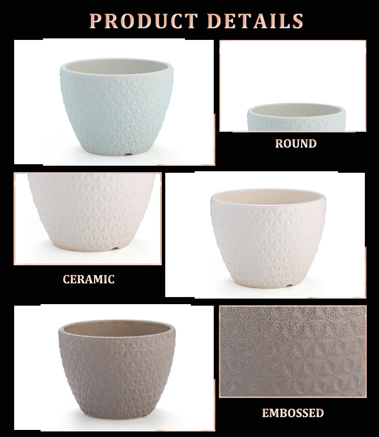 Alibaba China Supply Wholesale Garden Decoration Round Glazed Large Ceramic Fower Pots Buy