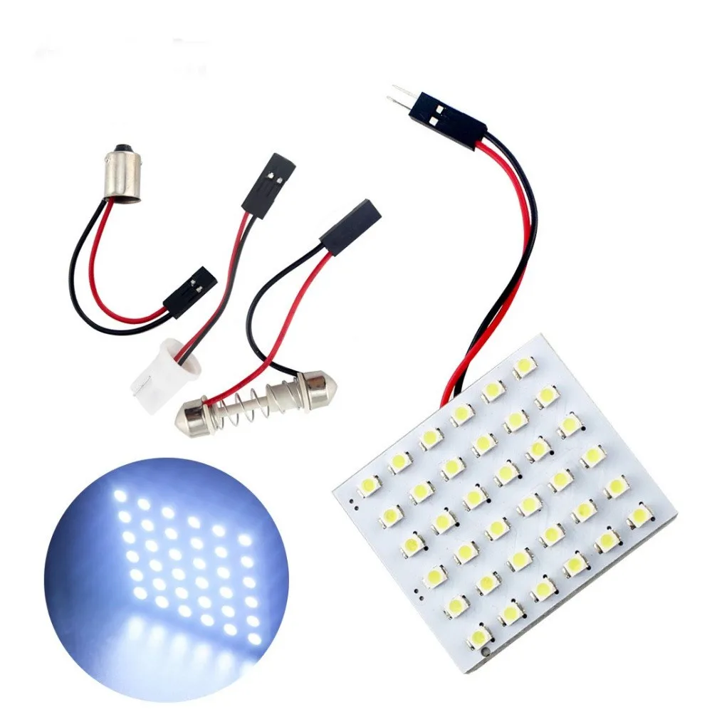 T10 Ba9s Interior Festoon Dome Led Panel Light T10 36smd 1210 Led Car