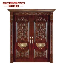 الصلبة الماهوجني الخشب فيلا مدخل الخشب باب مزدوج المداخل فيلا مدخل الخشب تصميم الباب