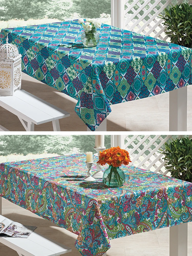 Wholesale 2019 New Design Polyester Church Table Clothes Black Jacquard