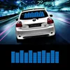 Blue 45*11cm Car Music Rhythm LED Sticker Flash Lamp Sound Activated Equalizer