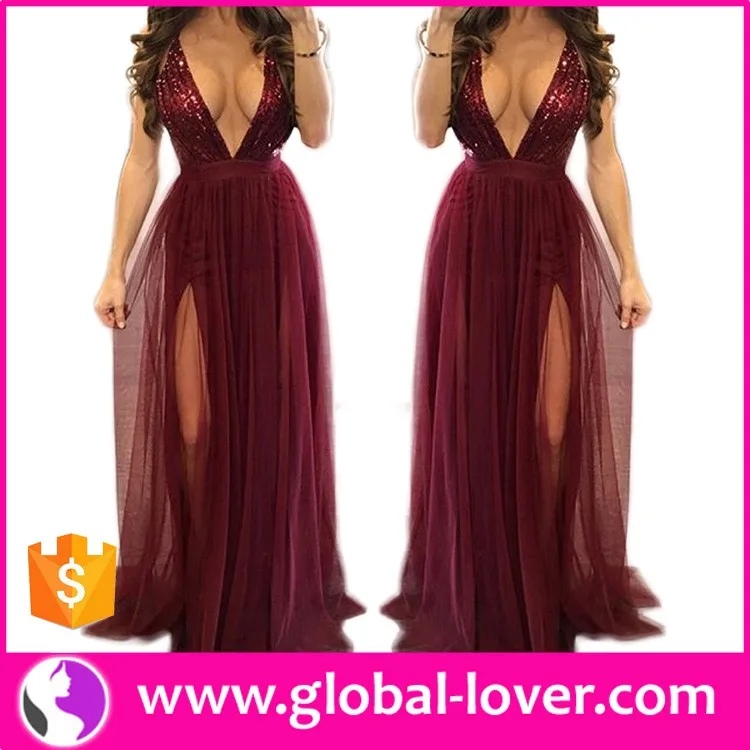 vestido longo sensual