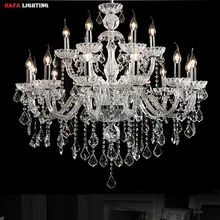 18 Arms Luxury crystal chandelier Fashion transparent crystal chandelier light fashion crystal chandelier lighting