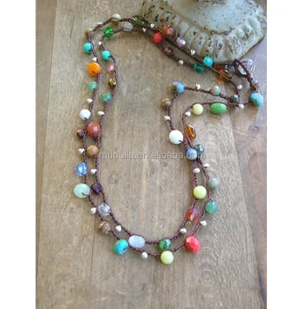 N15092401 Gemstone Beads Necklace Candy 