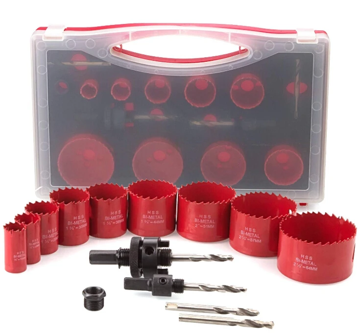 
14pcs bi-metal hole saw kit set for metal 