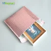 Custom Printed Metallic Poly Shipping Mailer Rose Gold Bubble Padded Mailing Packaging Plastic Bags