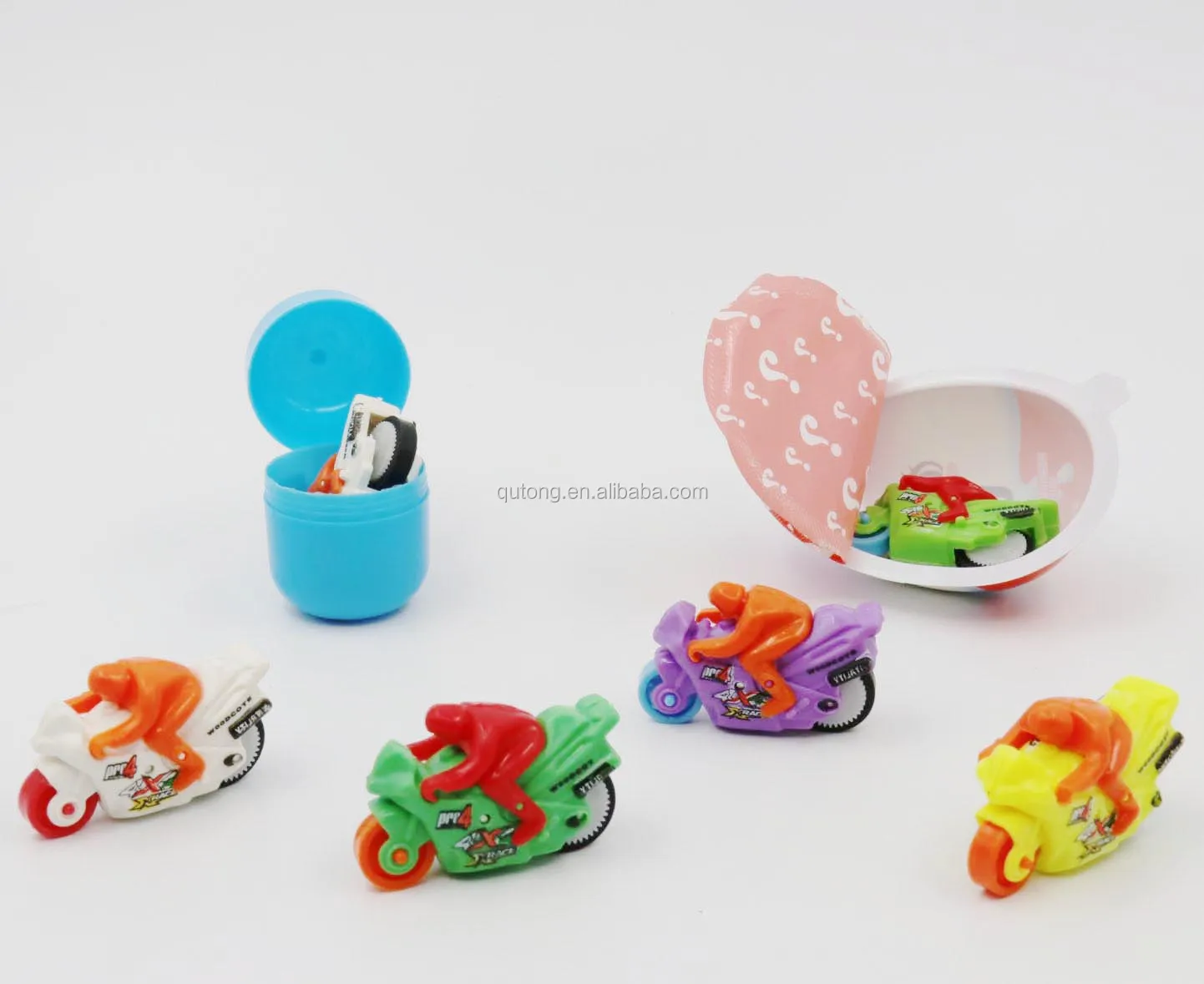 Wholesale Plastic Vending Machine Surprise Egg Motorcycle Capsule Toy