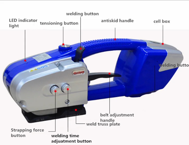Handheld Electric Strapping Machine Pp/pet Belt Banding Packing Machine