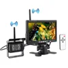 7'' Quad Monitor 2.4G Digital Wireless Cars/Trucks Rear View Backup Camera System