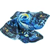 top end custom digital print 100% twill silk scarf